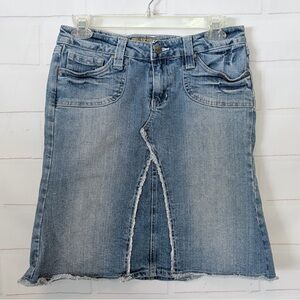 Vintage Y2K Hint Jeans Denim Skirt Size 5